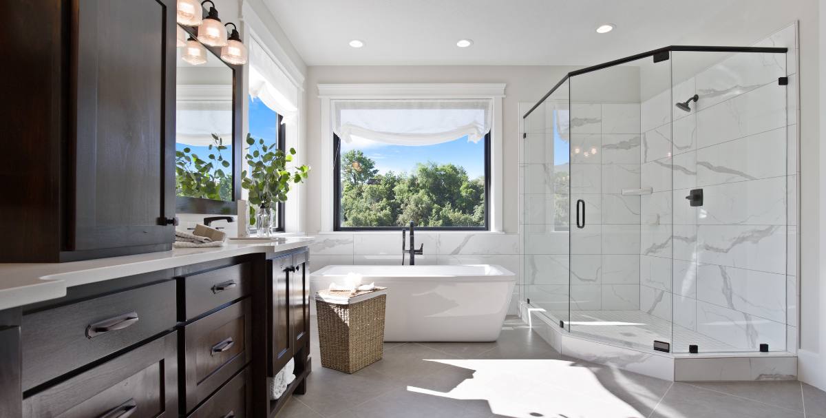 First Choice Windows and Doors — bathroom glass installation Dallas Fort Worth