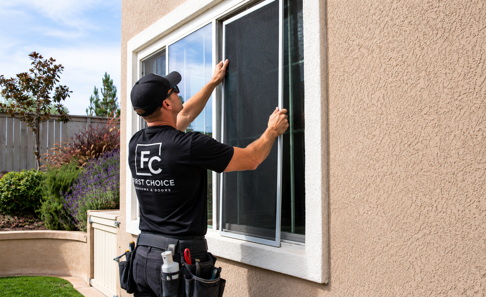 First Choice Windows and Doors — window screen installation Dallas Fort Worth